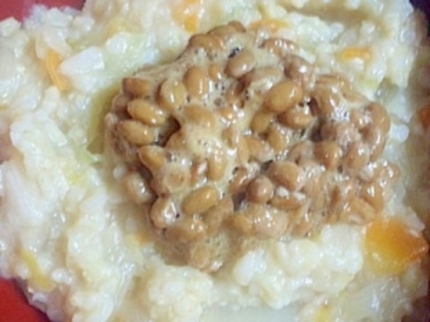 山芋納豆☆玄米雑炊